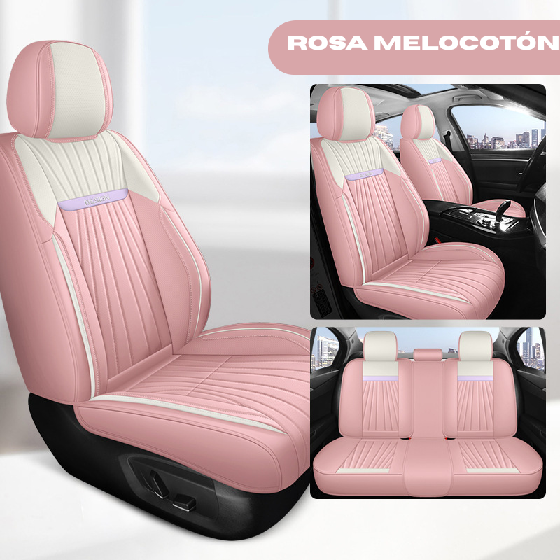 Funda de Asiento de Cuero Para Coches, SUV